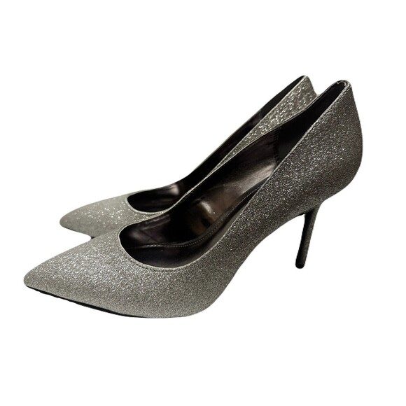 NEW Katy Perry Womens Size 8 The Sissy Silver Ombré Glitter High Heel Pumps - Picture 3 of 8